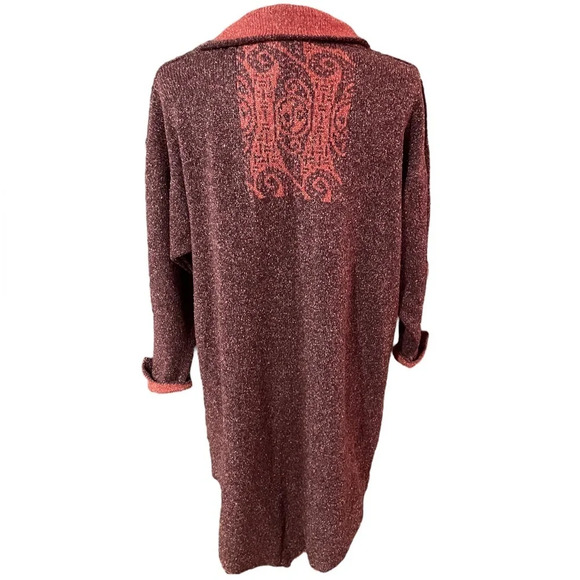 Deirdre Minogue Knitwear Silk & Wool Blend Cardigan Sweater Made in Ireland - Picture 13 of 13